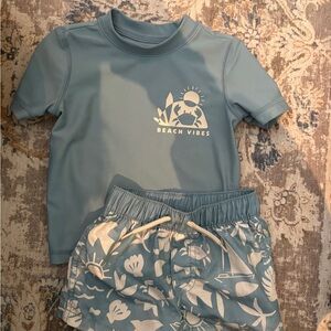 Carter's Blue Kids Swim Set